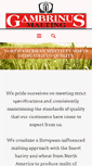 Mobile Screenshot of gambrinusmalting.com